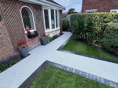 Resin bound driveway