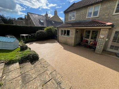 Resin bound driveway