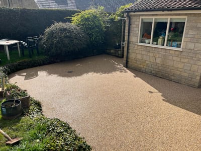 Resin bound driveway