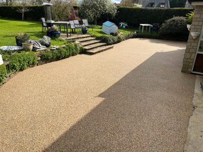Resin bound driveway