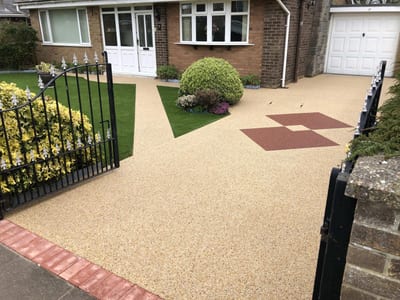 Gravel driveway