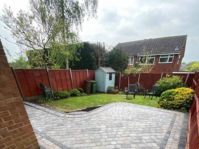 Block paving driveway