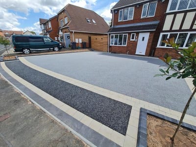 Resin bound driveway