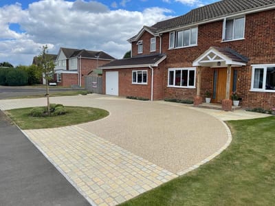Resin bound driveway