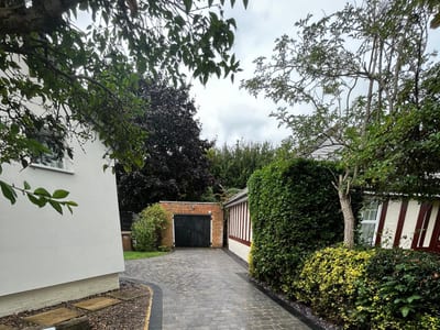 Block paving driveway