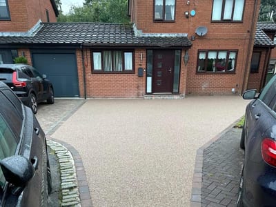 Resin bound driveway