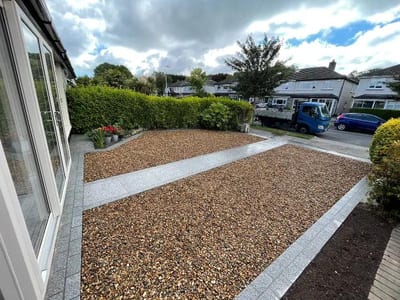 Gravel driveway