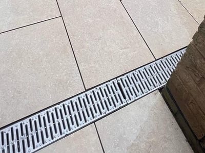 Driveway drainage channel