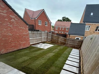 Porcelain patio